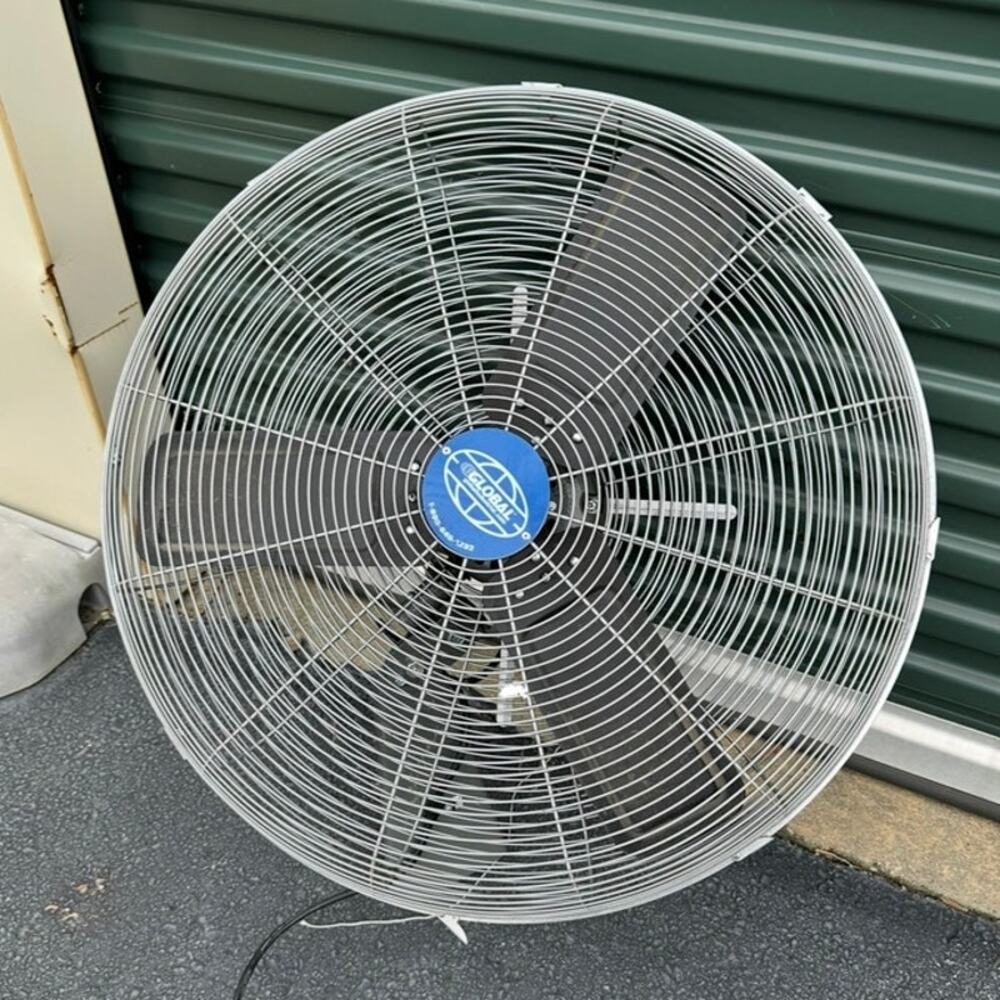 Global Industrial 30” Floor Fan – Heavy Duty – High Velocity – Garage/Shop